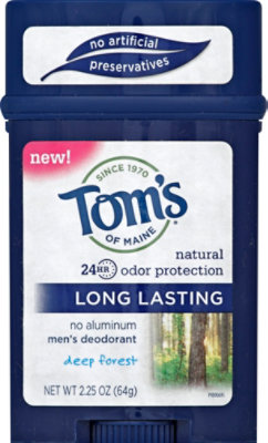Toms Of Maine Deodorant Mens Long Lasting Deep Forest - 2.25 Oz - Image 2