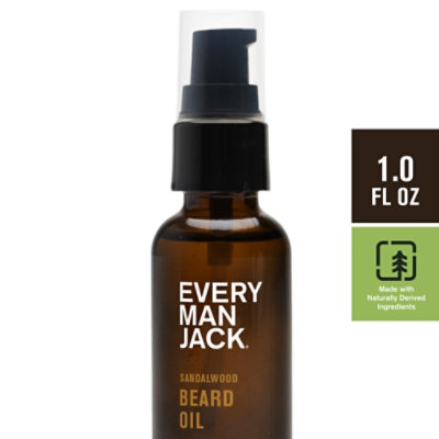 Every Man Jack Sandalwood Hydrating Beard Oil For Men - 1 Oz - Image 1