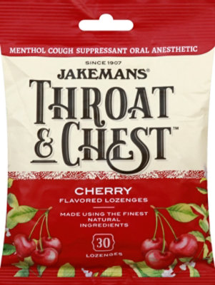 Jakemans Lozenge Thrt&Chst Mnthl Chrry - 30 Piece - Image 2