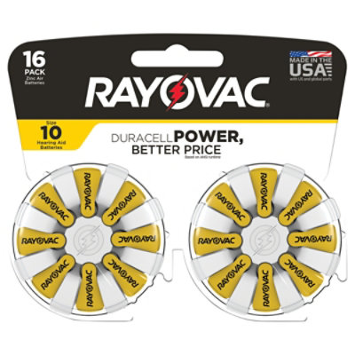 Rayovac Hab Size 10 - 16 Count