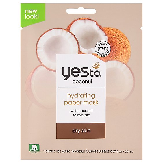 Yes To Paper Mask Coconut - 0.67 Oz