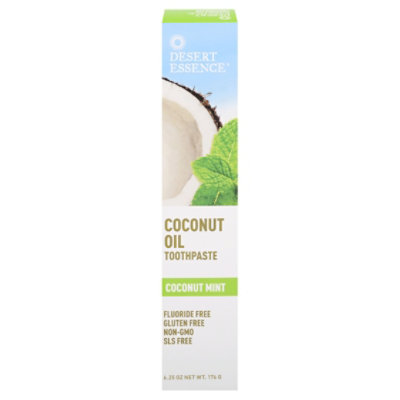 Desert Essence Toothpaste Coconut Oil - 6.25 Oz - Image 3