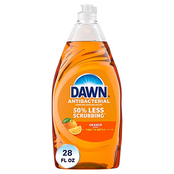 Dawn Ultra Antibacterial Dishwashing Liquid Dish Soap Orange Scent - 28  Fl. Oz.