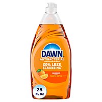 Dawn Ultra Antibacterial Dishwashing Liquid Dish Soap Orange Scent - 28  Fl. Oz. - Image 1