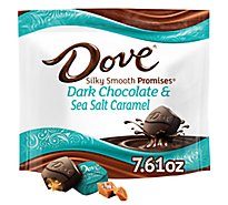 Dove Promises Individually Wrapped Sea Salt & Caramel Dark Chocolate Candy Assortment - 7.61 Oz