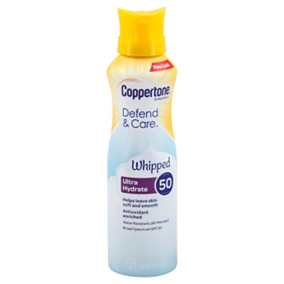 Coppertone Sunscreen Whipped Spf50 - 5 Oz - Safeway