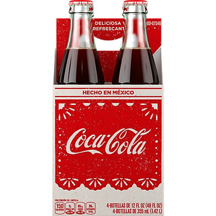 Coca-Cola Soda Pop Hecho En Mexico - 4-12 Fl. Oz. - Image 6