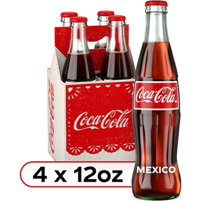 Coca-Cola Soda Pop Hecho En Mexico - 4-12 Fl. Oz. - Image 1