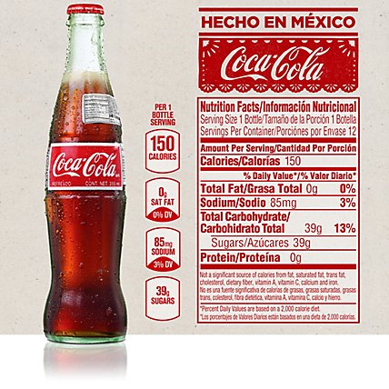 Coca-Cola Soda Pop Hecho En Mexico - 4-12 Fl. Oz. - Image 4