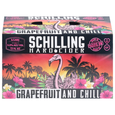 Schilling Grapefruit Cider In Cans - 6-12 Fl. Oz.