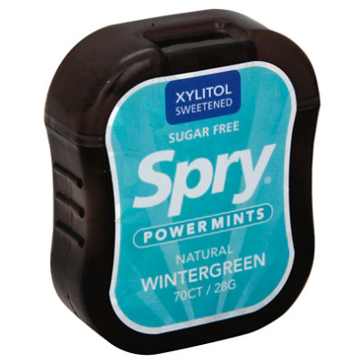 Spry Powermints Wintergreen - 70 Piece