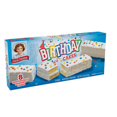 Snack Cakes Little Debbie Family Pack Birthday Cakes - 12.39 Oz - Image 2