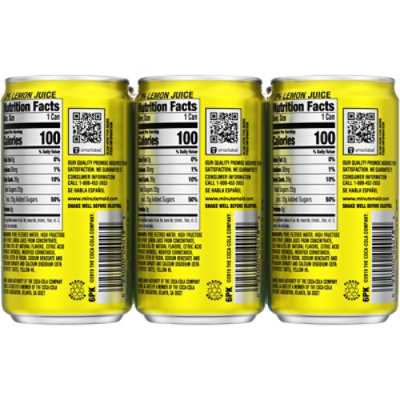 Minute Maid Juice Lemonade Cans - 6-7.5 Fl. Oz. - Image 6