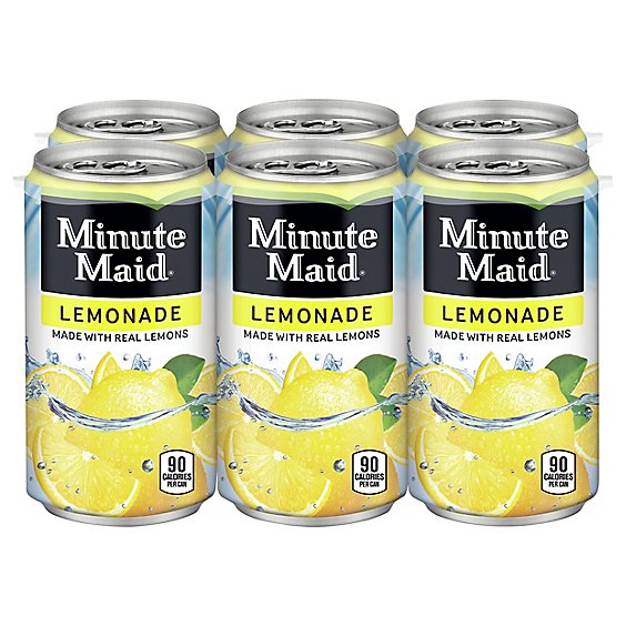 Minute Maid Juice Lemonade Cans - 6-7.5 Fl. Oz.