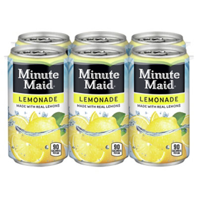 Minute Maid Juice Lemonade Cans - 6-7.5 Fl. Oz.