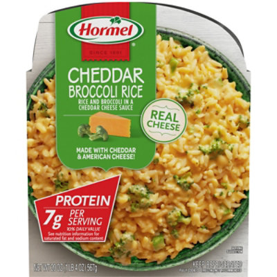 Hormel Tray Cheddar Broccoli Rice - 20 Oz