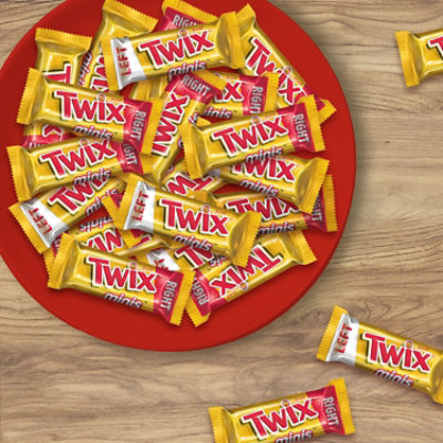 Twix Caramel Minis Size Chocolate Cookie Bar Candy - 9.7 Oz - Image 2