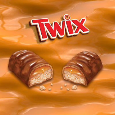 Twix Caramel Minis Size Chocolate Cookie Bar Candy - 9.7 Oz - Image 3