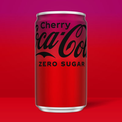 Coca-Cola Soda Pop Cherry Zero Sugar - 6-7.5 Fl. Oz. - Image 4