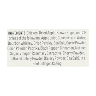 Gilberts Chicken Sausage Bourbon Apple - 10 Oz - Image 5