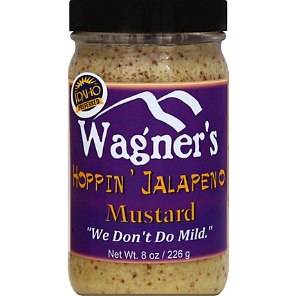 Wagners Hoppin Jalapeno Mustard - 8 Oz - Image 2