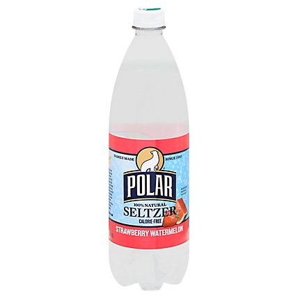 Polar Seltzer Water Strawberry Wtrmln - 1 Liter - Image 1