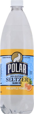 Polar Seltzer Pineapple Pomelo - 1 Liter - Image 1