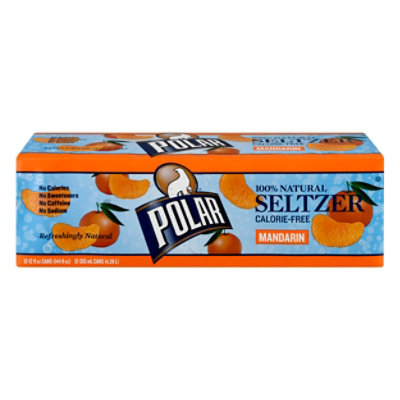 Polar Seltzer Mandarin - 12-12 Fl. Oz. - Image 2