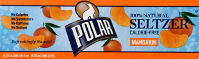 Polar Seltzer Mandarin - 12-12 Fl. Oz. - Image 5