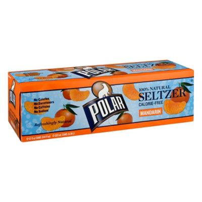 Polar Seltzer Mandarin - 12-12 Fl. Oz.