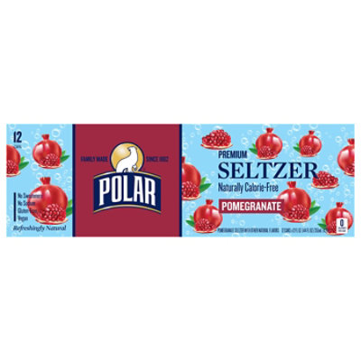 Polar Seltzer Pomegranate - 12-12 Fl. Oz.