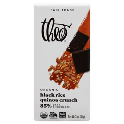 Theo Choc Choc Bar Dk 85% Blk Rice - 3 Oz - Image 3