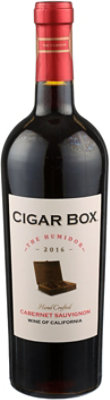 Cigar Box Humidor Cabernet Wine - 750 Ml
