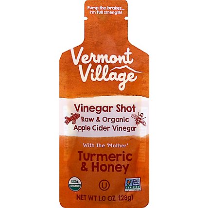 Vermont Village Shot Turmeric Vinegar - 1 Oz - Image 2