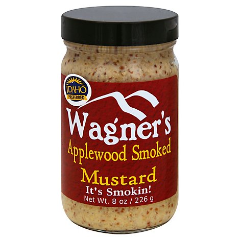 Wagners Applewood Smoked Mustard - 8 Oz