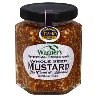 Wagners Special Reserve Whole Seed Mustard 6 Oz Safeway
