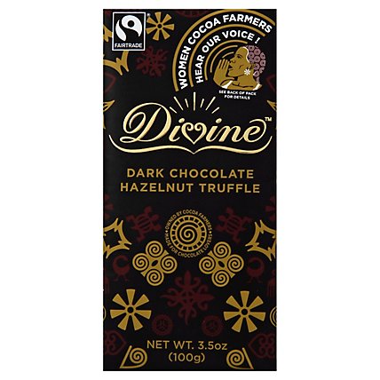 Divine Ch Dark Hazelnut Truffle - 3.5 Oz - Image 1