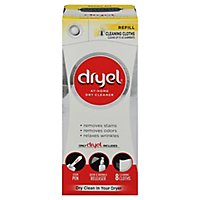 Dryel Dry Cleaner At Home Breezy Clean Scent Refill Box - 8 Count - Image 3