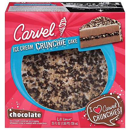 Carvel Crunchie Ice Cream Cake - Chocolate - 25 Fl. Oz. - Image 2