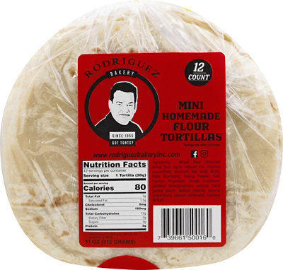 Rodriguez Bakery Tortillas Flour - 11 Oz - Image 2