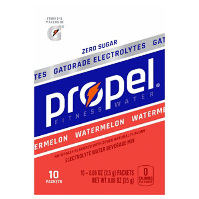 Propel Water Beverage Mix With Electrolytes Watermelon - 10-0.08 Oz - Image 3