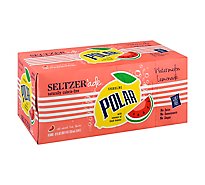 Polar Seltzer Lemonade Watermelon - 8-12 Fl. Oz.