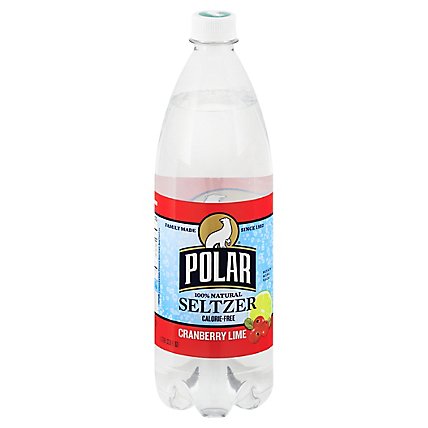 Polar Seltzer Cranberry Lime - 1 Liter - Image 1