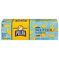 Polar Seltzer Lemon - 12-12 Fl. Oz. - Image 3