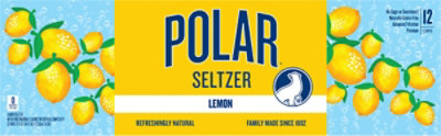 Polar Seltzer Lemon - 12-12 Fl. Oz. - Image 7