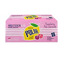 Polar Seltzer Water Pink Lemonade Raspberry - 8-12 Fl. Oz.