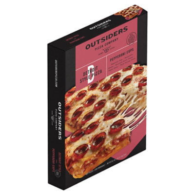 Outsiders Pizza Detroit Style Genoa Salami + Brick Cheese Frozen - 28.1 Oz