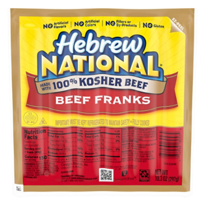 Hebrew National Beef Franks - 10.3 oz