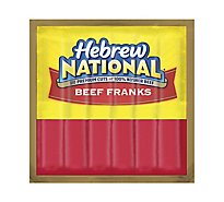 Hebrew National Beef Franks Hot Dogs -6-10.3 Oz
