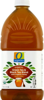 O Organics Green Tea Black Blend With Honey - 64 Fl. Oz. - Image 2